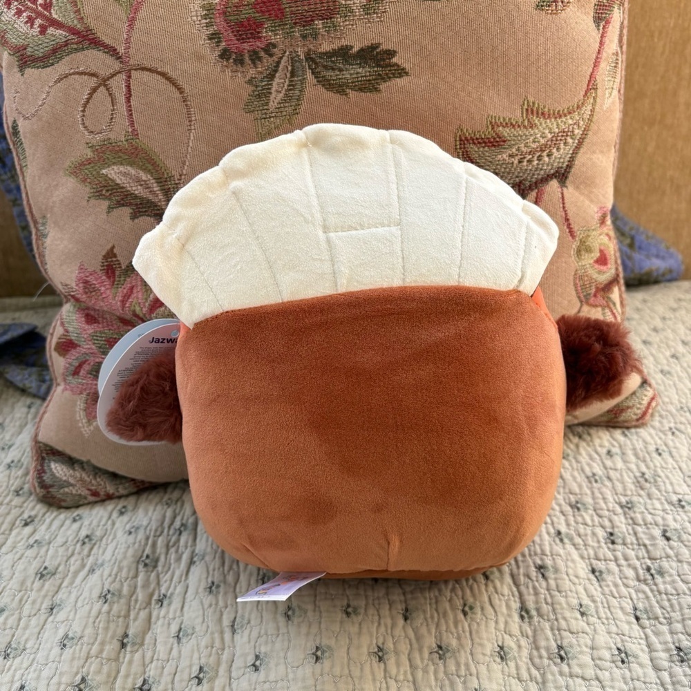 Orange and Brown Ulana the Turkey Plush Squishmallow 9" - Picture 5 of 5